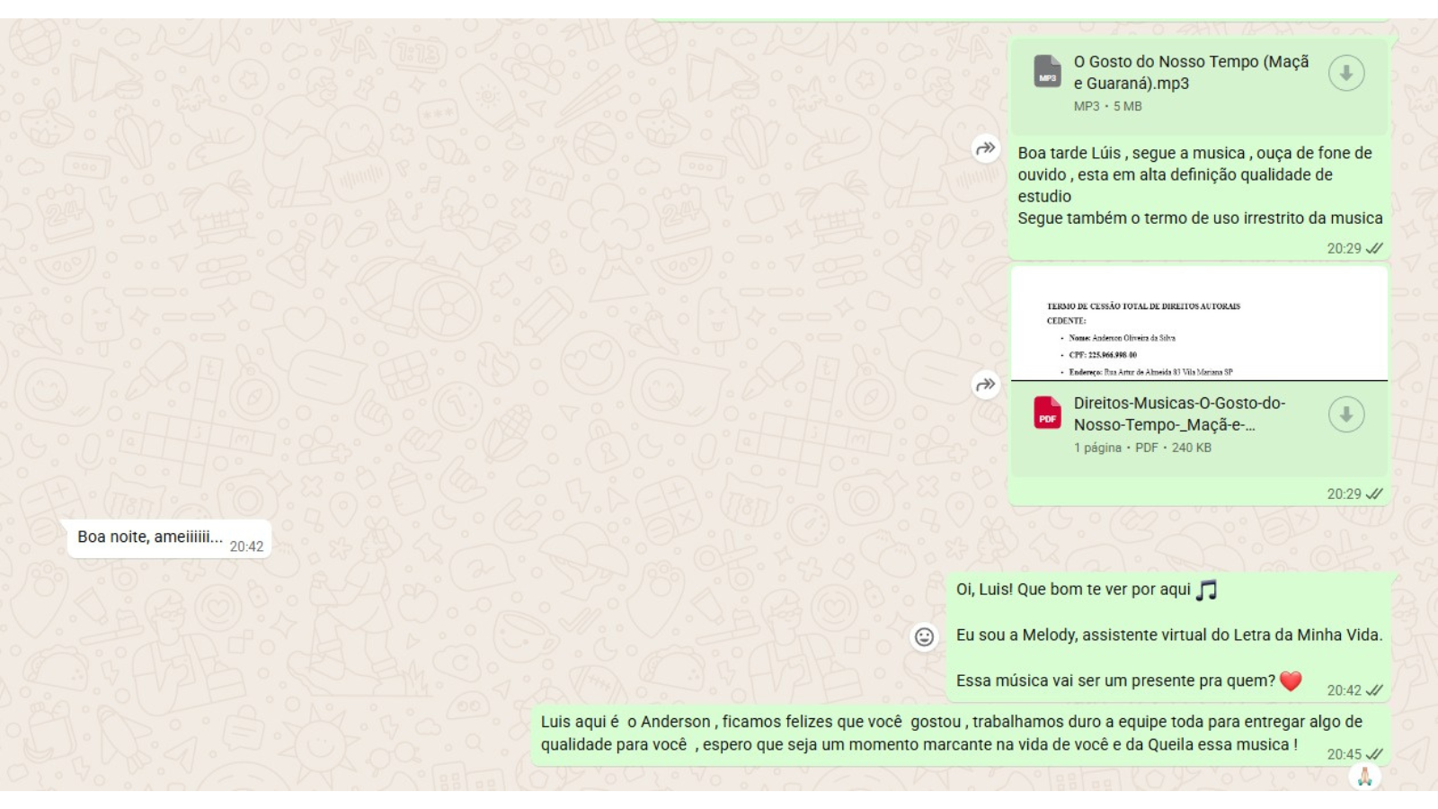 Print de satisfação cliente 4